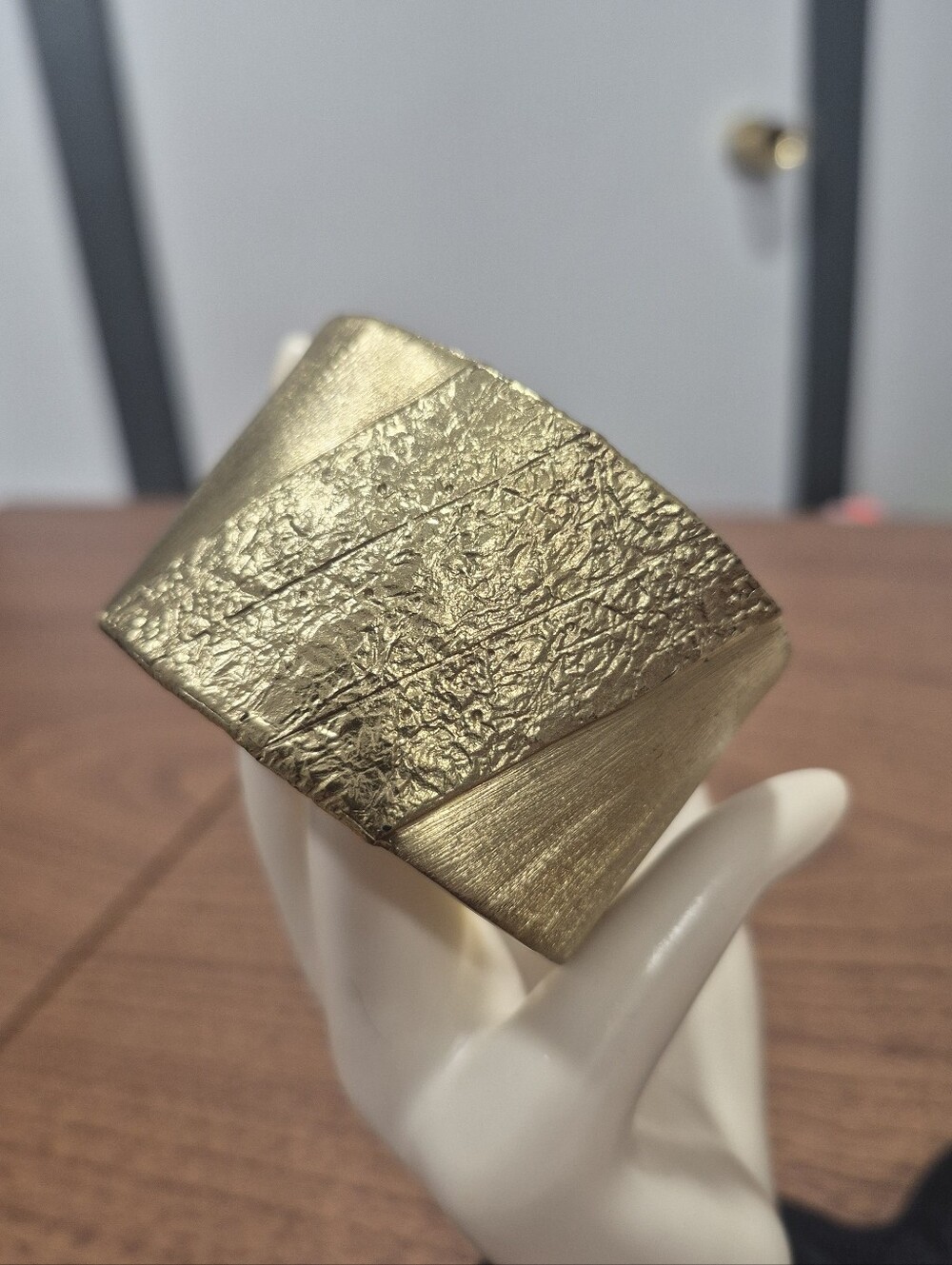 Silpada Athena Cuff Textured Brass Bracelet